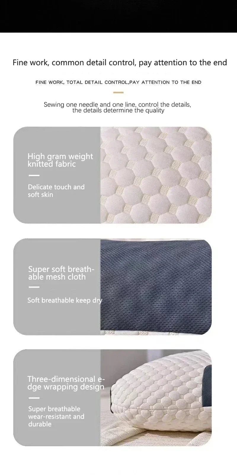 Orthopedic Cervical Neck Pillow for Massage