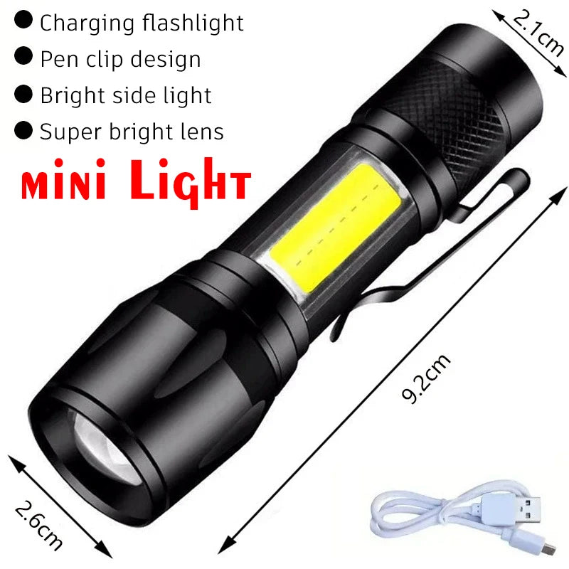 2000LM Tactical LED Flashlight with Display