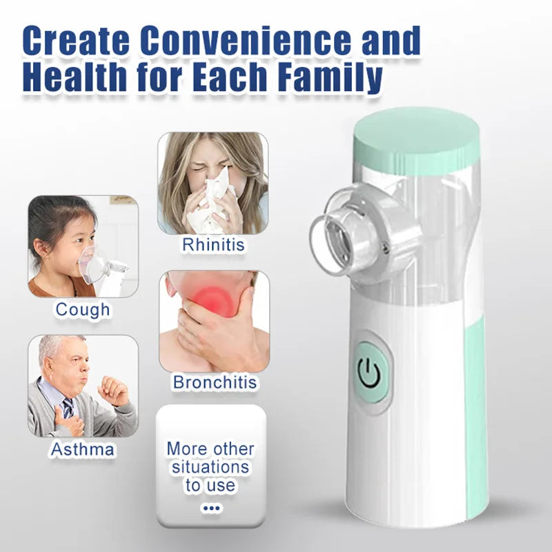 Silent Mesh Nebulizer Handheld Asthma Inhaler