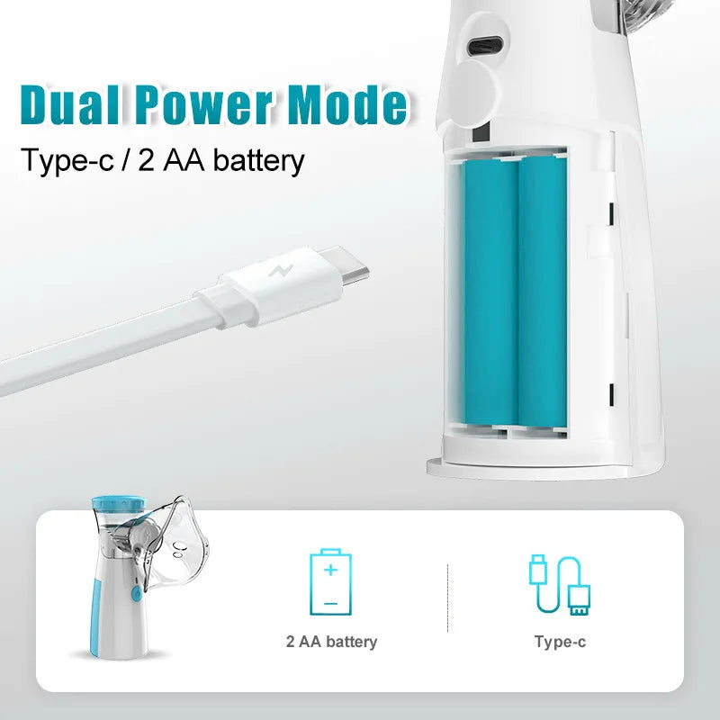 Silent Mesh Nebulizer Handheld Asthma Inhaler