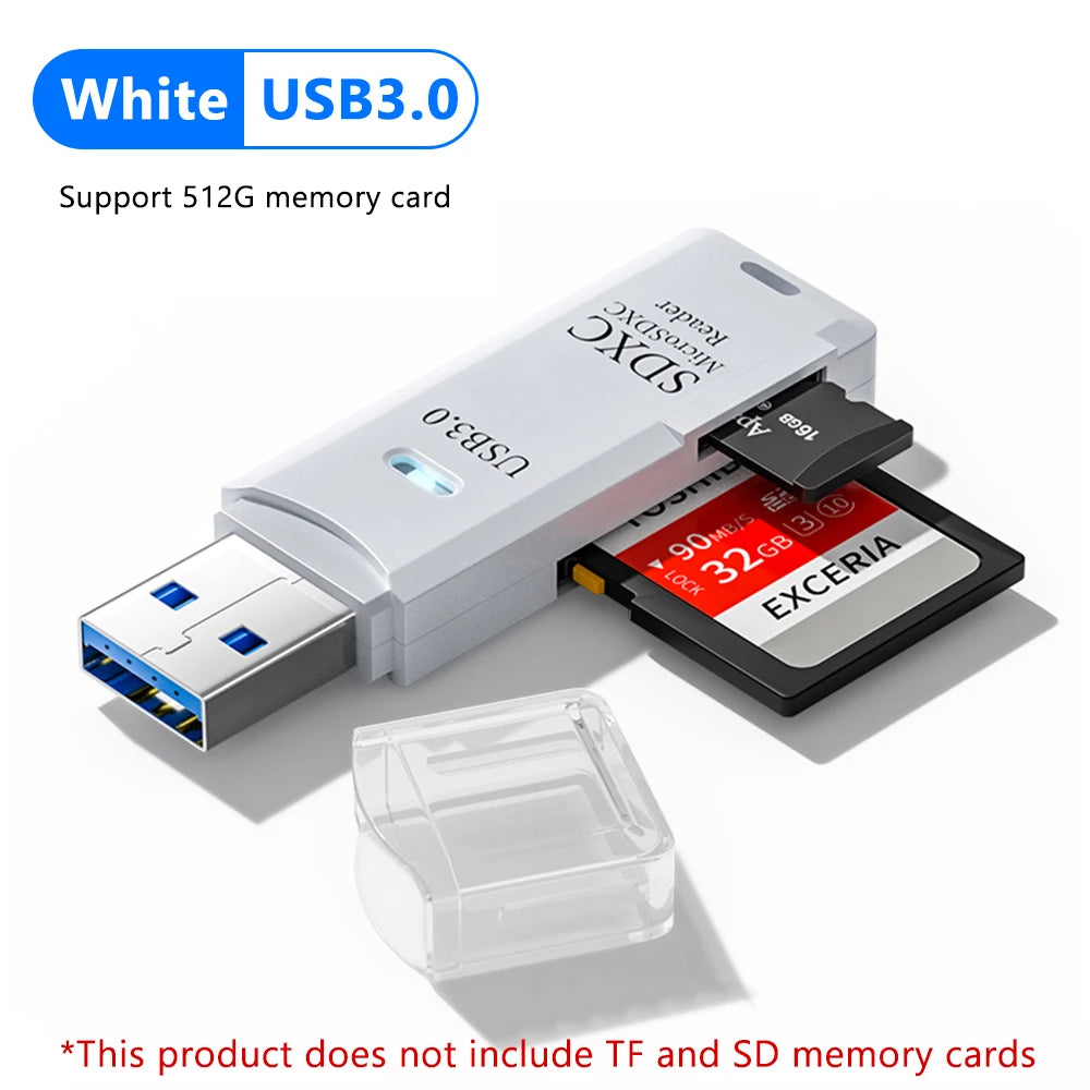 USB 3.0 Micro TF SD Card Reader