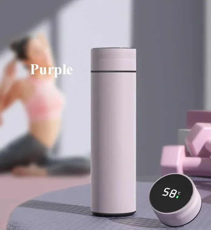 500ML Temperature Display Stainless Thermos Bottle