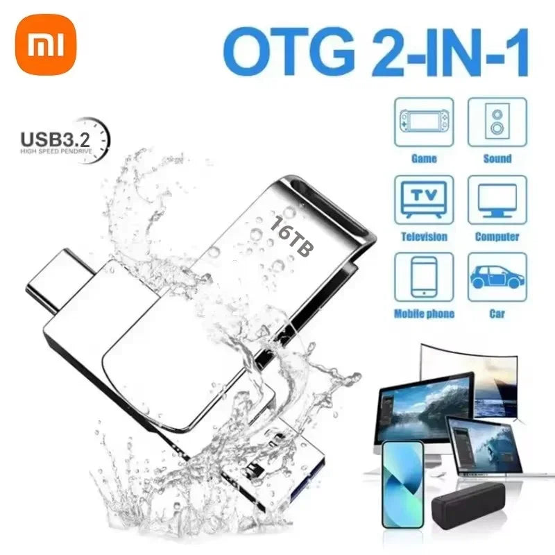 Xiaomi 16TB USB 3.2 Waterproof Flash Drive
