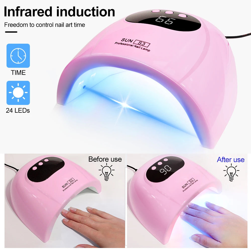 24/6 LED UV Nail Lamp Dryer