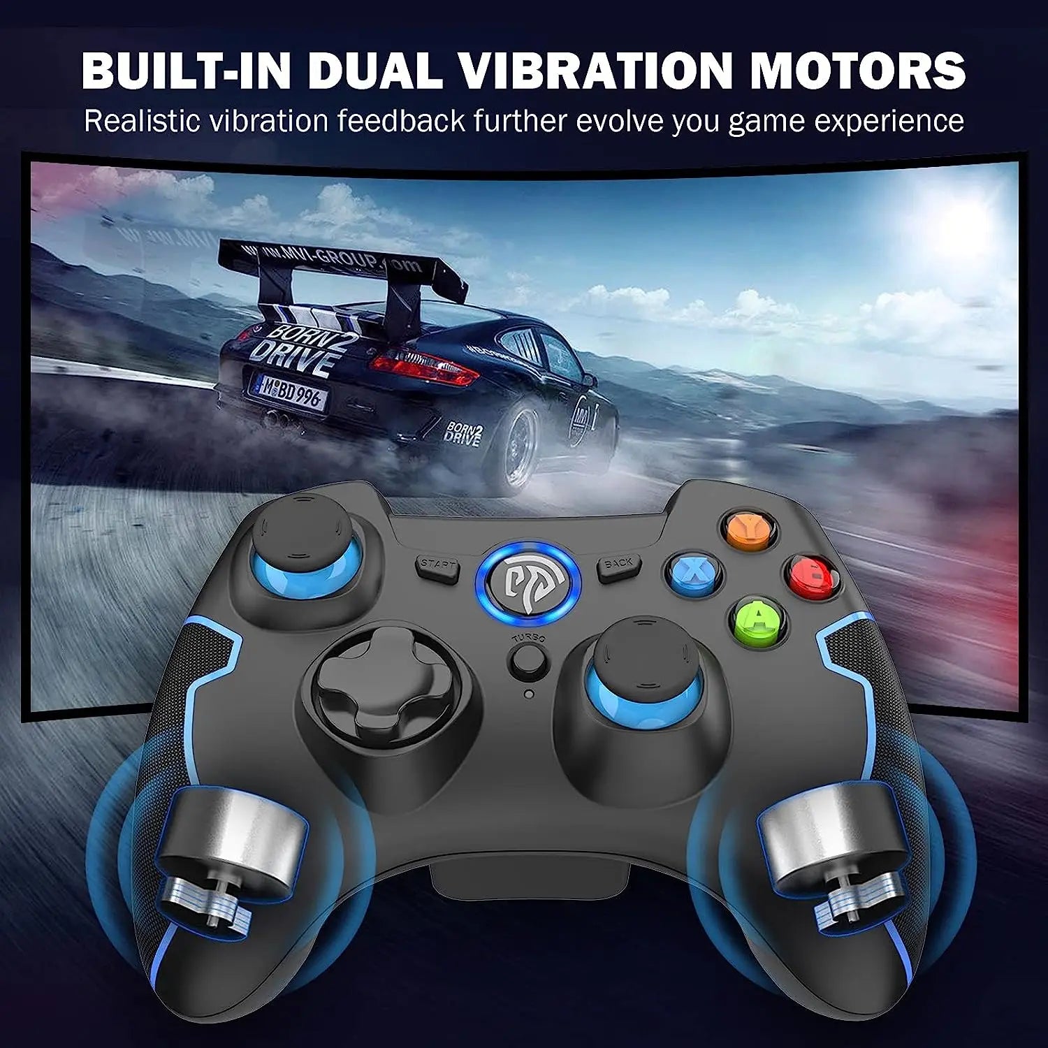 2.4G Wireless Gamepad Controller for PC