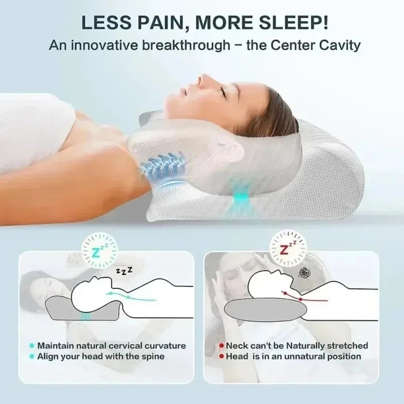 Memory Foam Butterfly Neck Pillow Pain Relief
