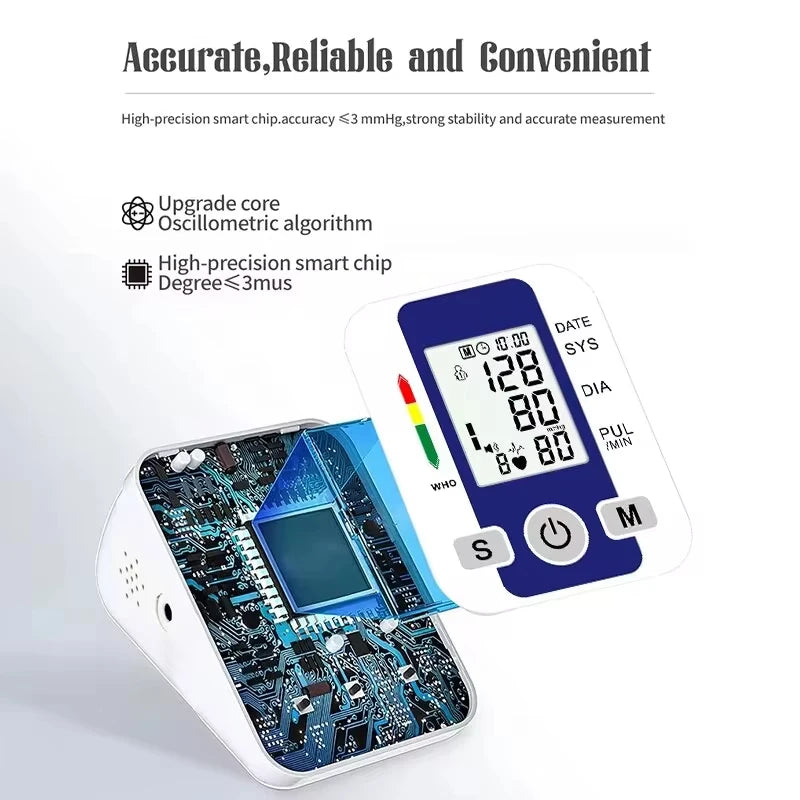 Portable Digital Tonometer Arm BP Monitor