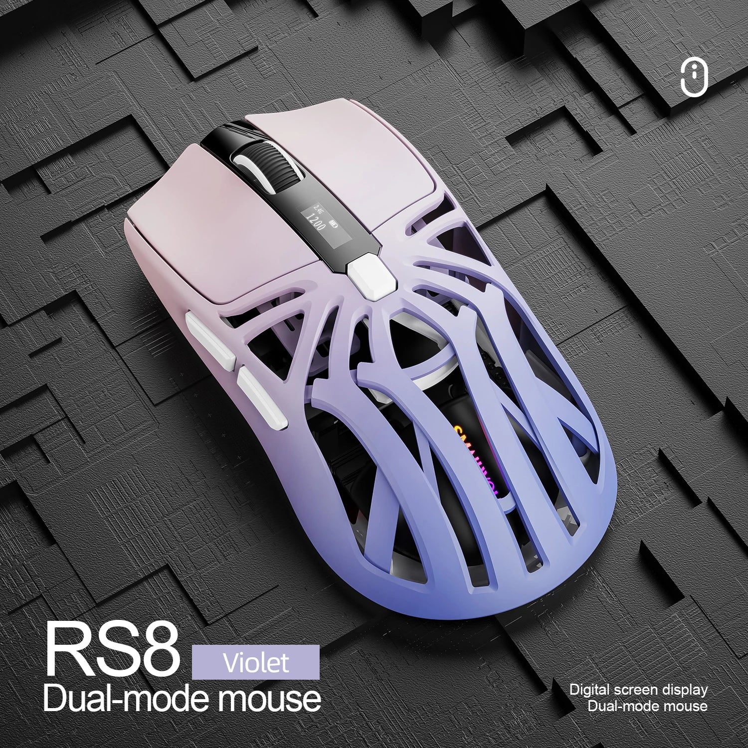 SMAILWOLF RS8 Bluetooth Gaming Mouse Three Mode