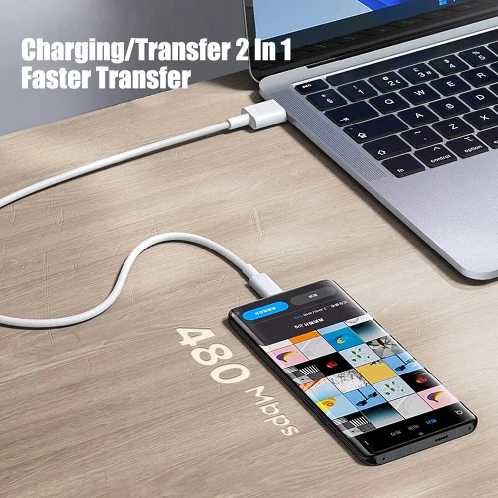 PD 60W USB Type C Cable Fast