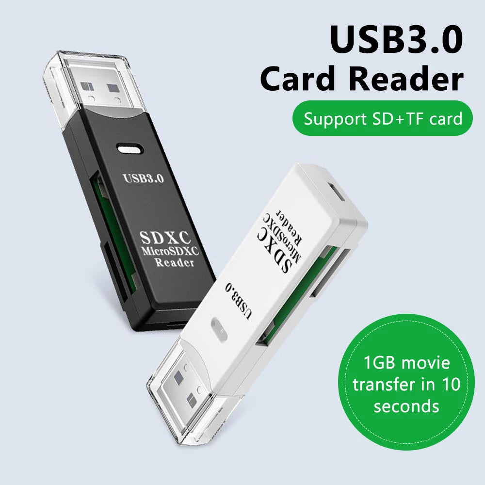USB 3.0 Micro TF SD Card Reader