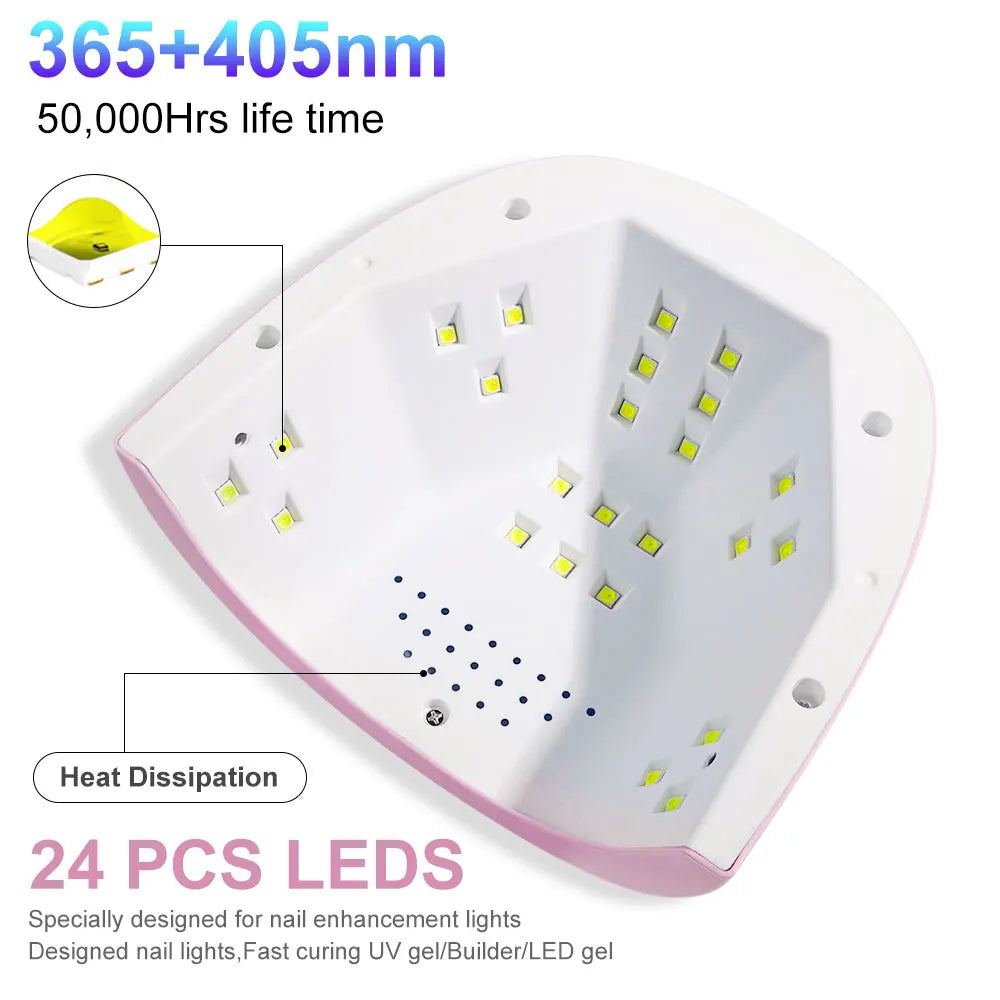 24/6 LED UV Nail Lamp Dryer