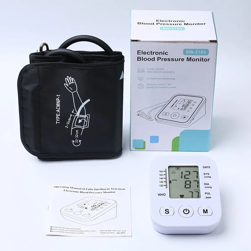 Portable Digital Tonometer Arm BP Monitor