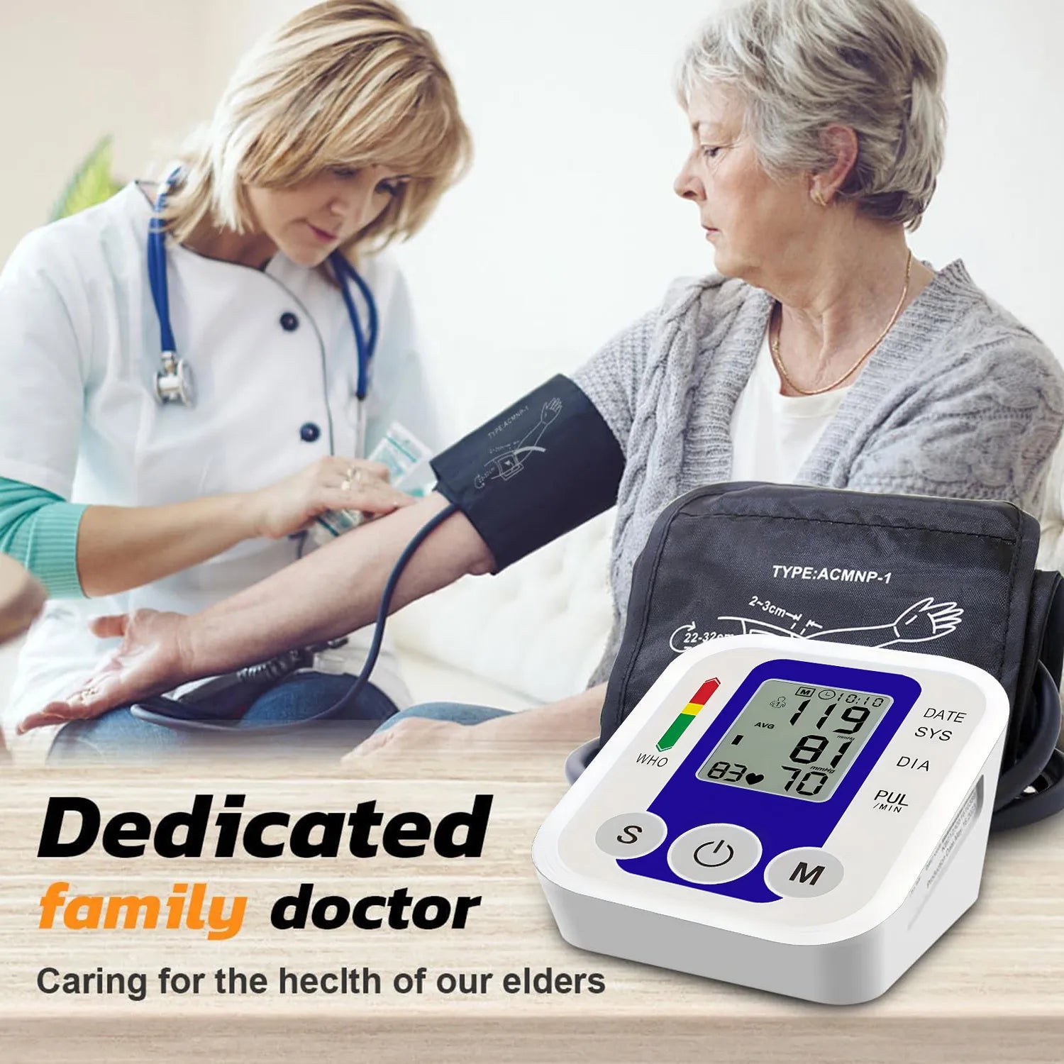 Automatic Digital Arm Blood Pressure Monitor