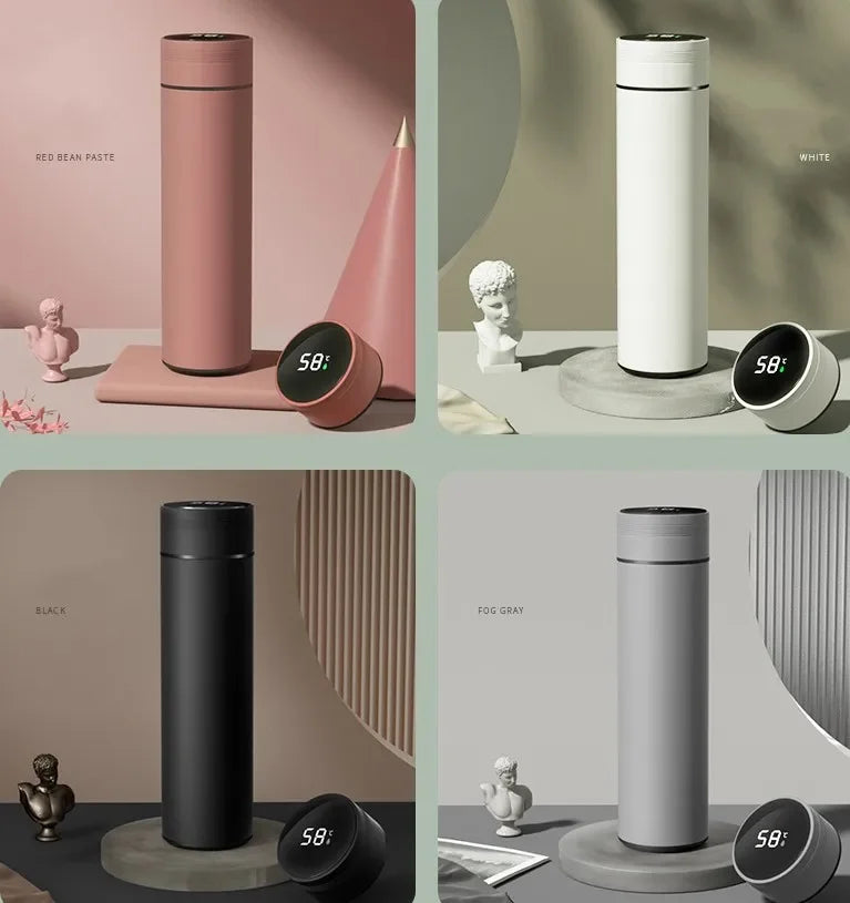 500ML Temperature Display Stainless Thermos Bottle