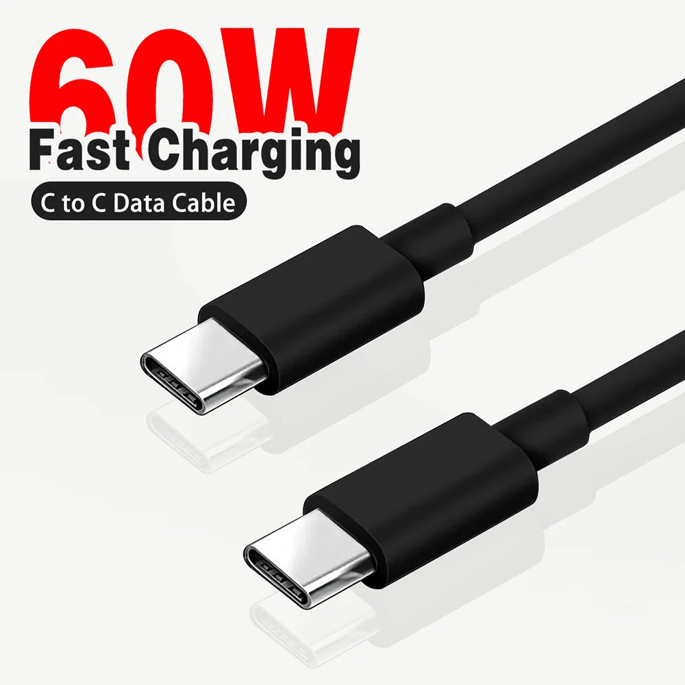 PD 60W USB Type C Cable Fast