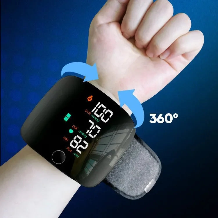 Rechargeable Wrist Blood Pressure Monitor Voice