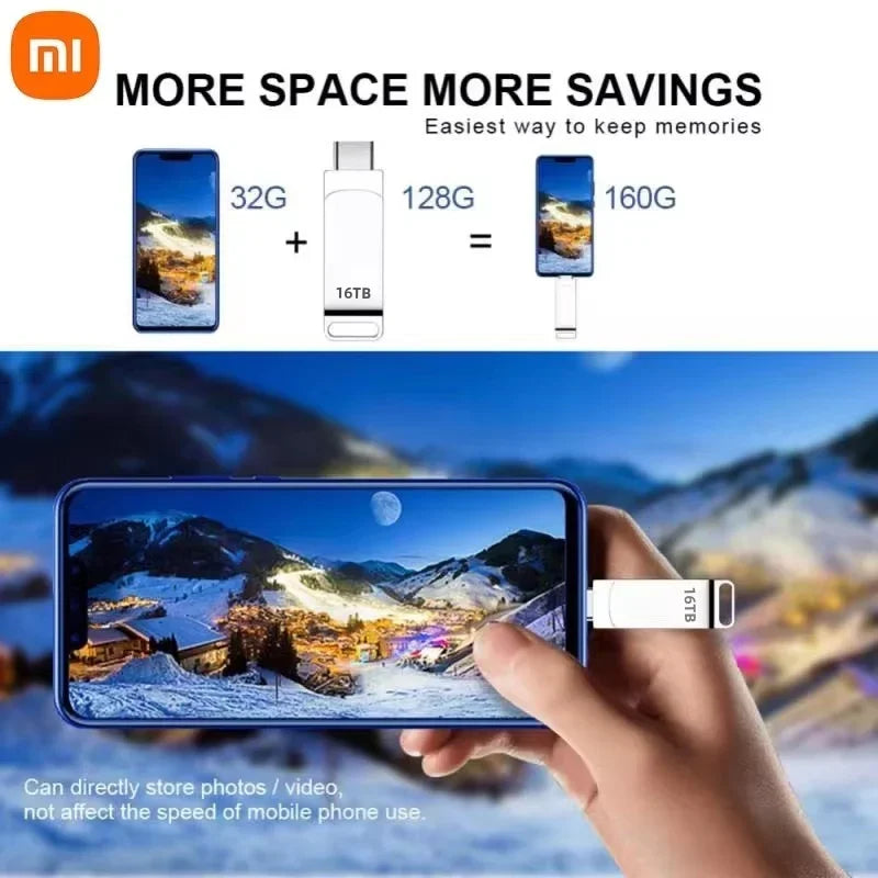 Xiaomi 16TB USB 3.2 Waterproof Flash Drive