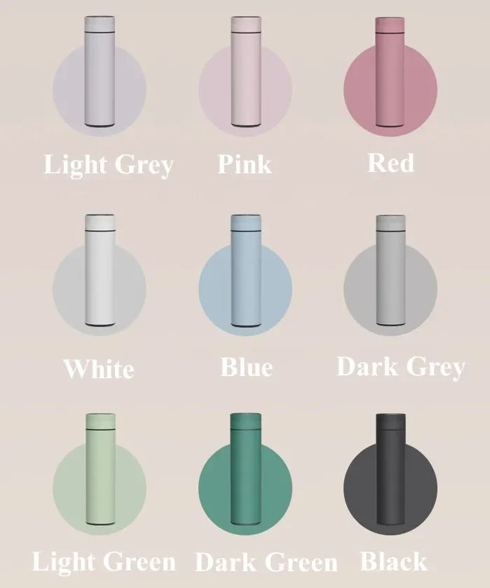 500ML Temperature Display Stainless Thermos Bottle