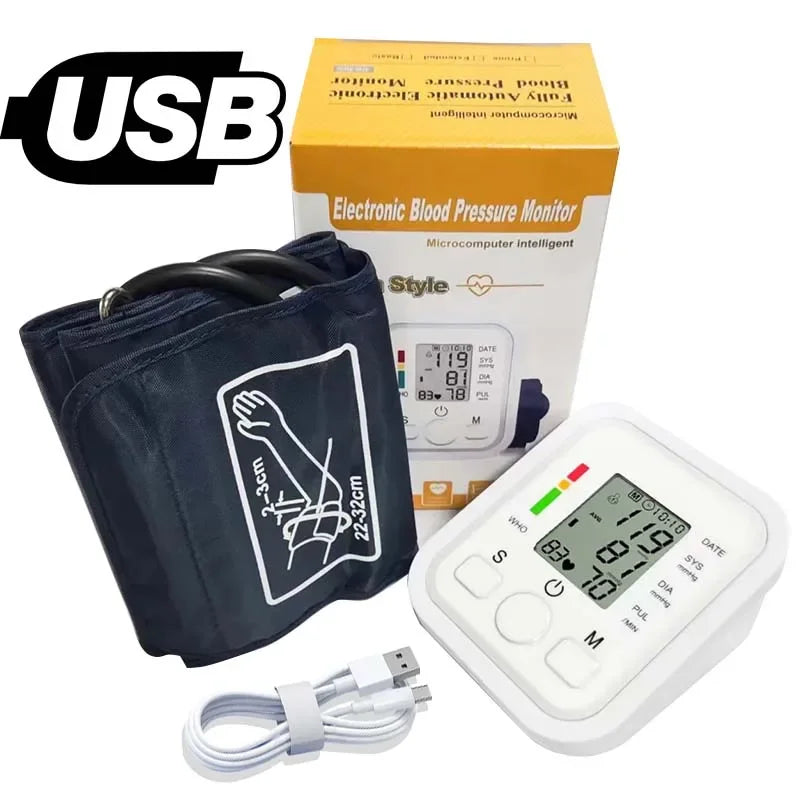 Portable Digital Tonometer Arm BP Monitor