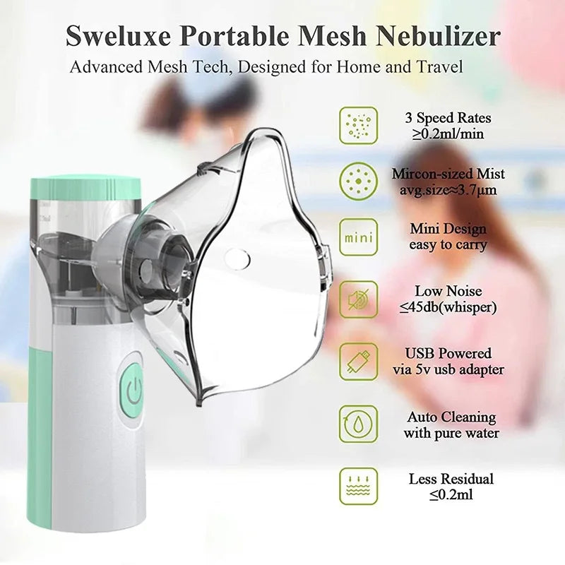 Silent Mesh Nebulizer Handheld Asthma Inhaler