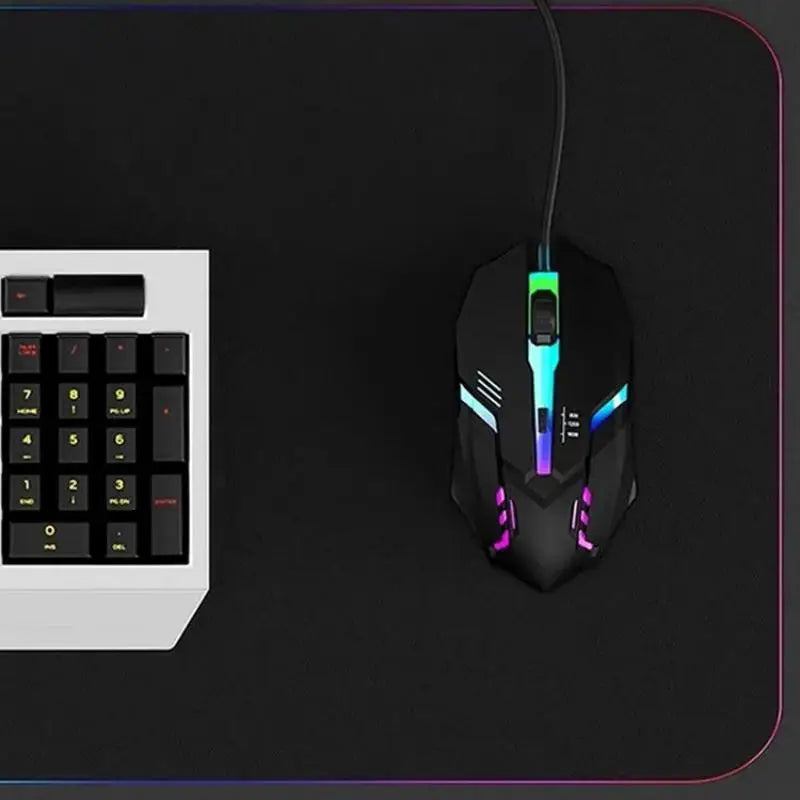 Ergonomic RGB Gaming Mouse USB Wired