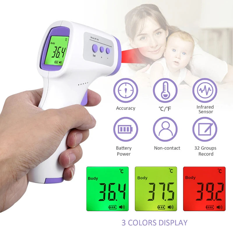 Digital Infrared Thermometer and Pulse Oximeter