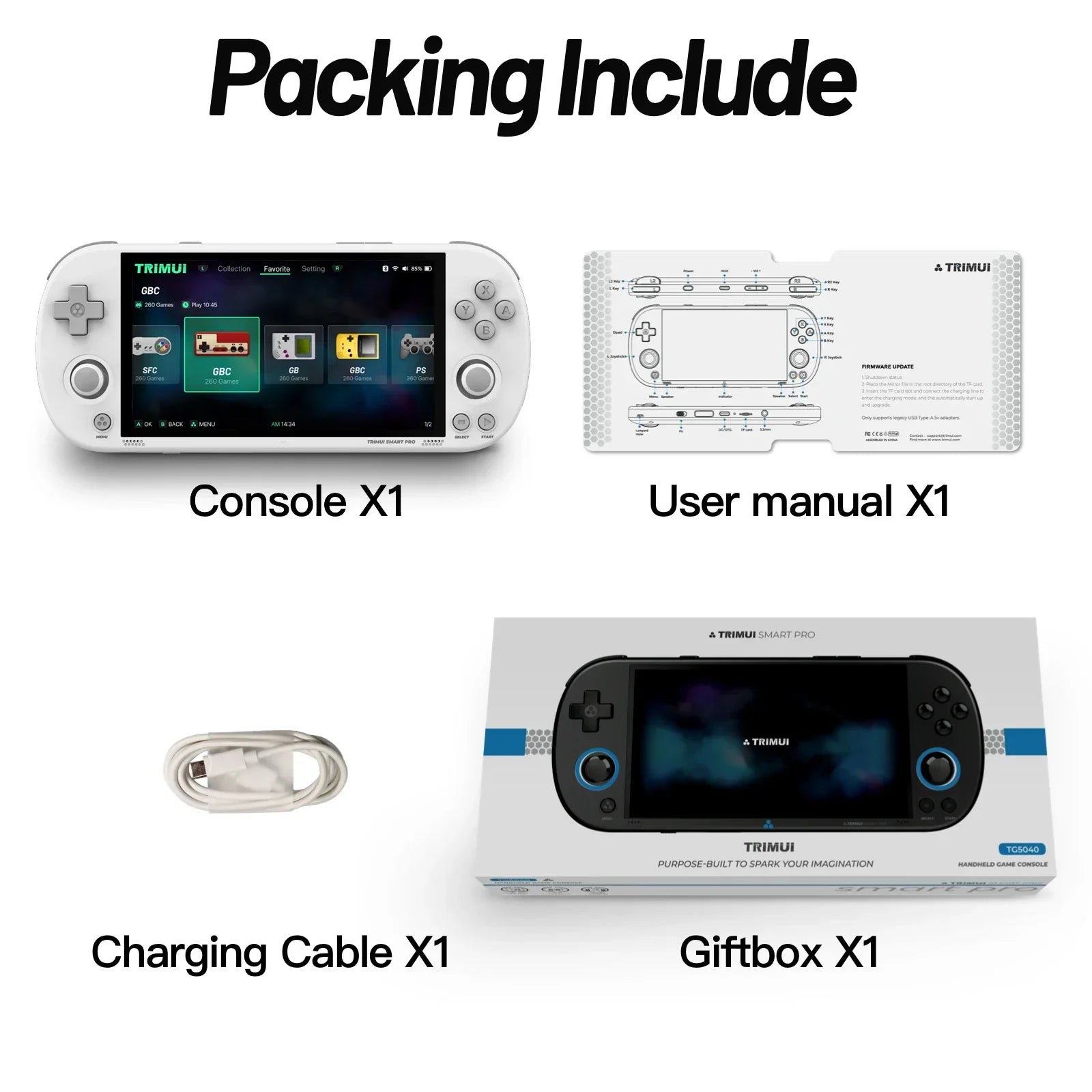 Trimui Smart Pro Retro Handheld Game Console