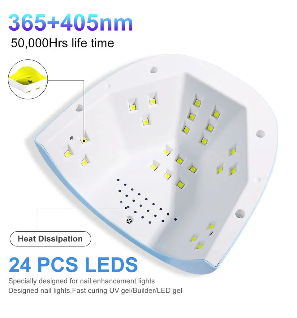 24/6 LED UV Nail Lamp Dryer