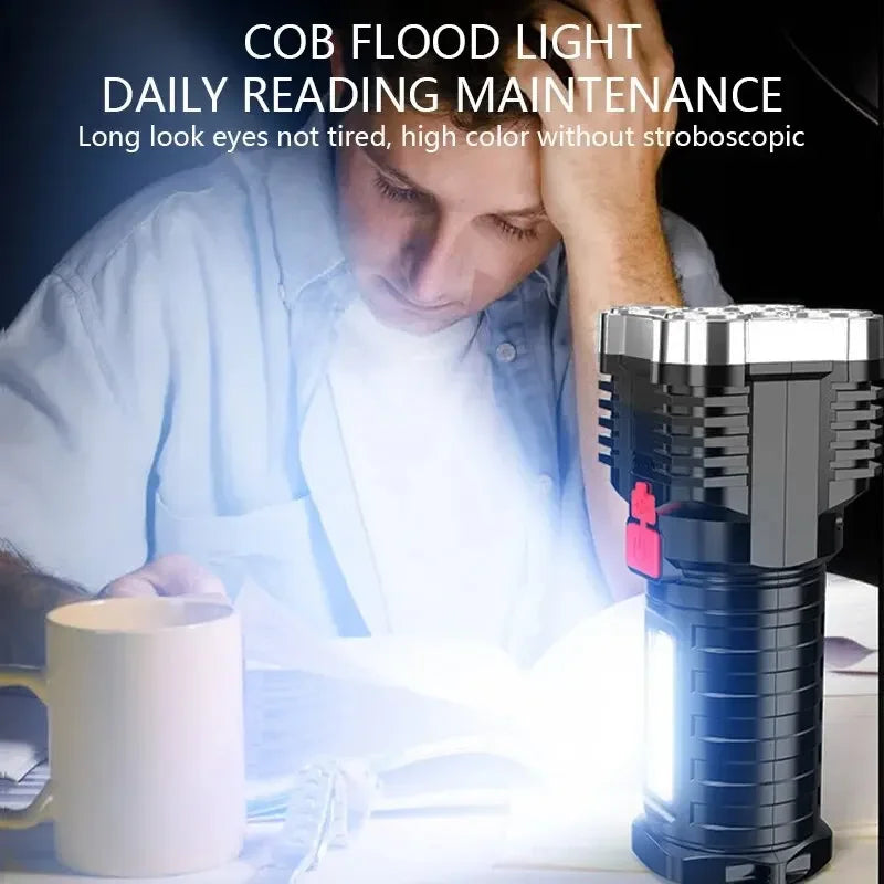 5LED High Power Camping Spotlight Rechargeable