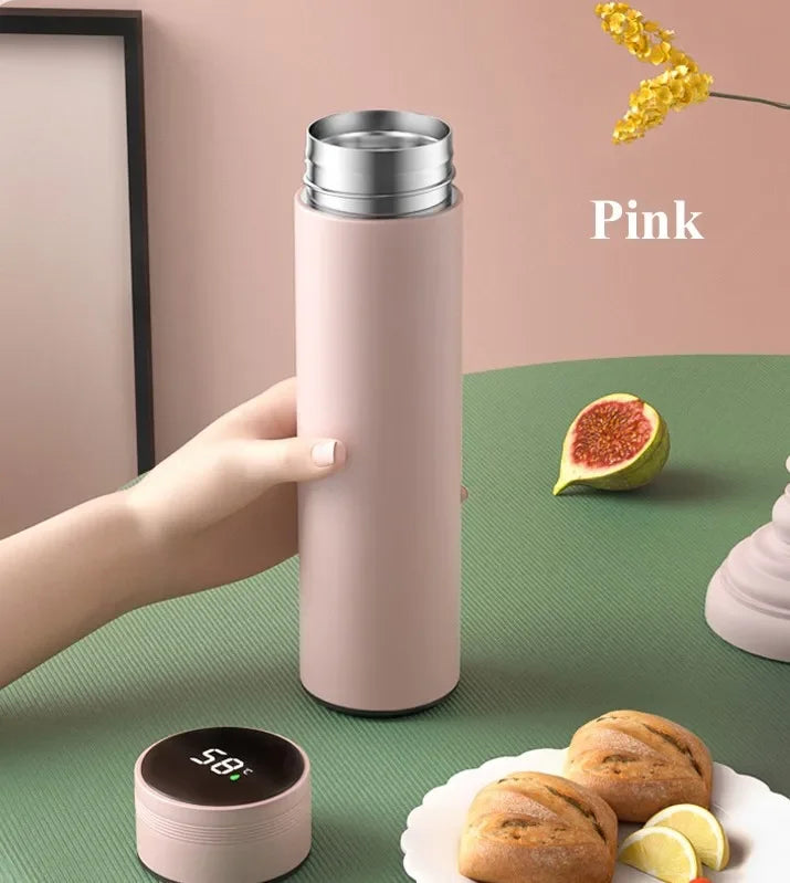 500ML Temperature Display Stainless Thermos Bottle