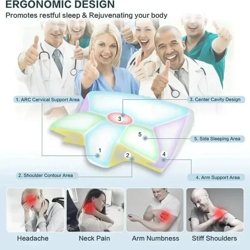 Memory Foam Butterfly Neck Pillow Pain Relief