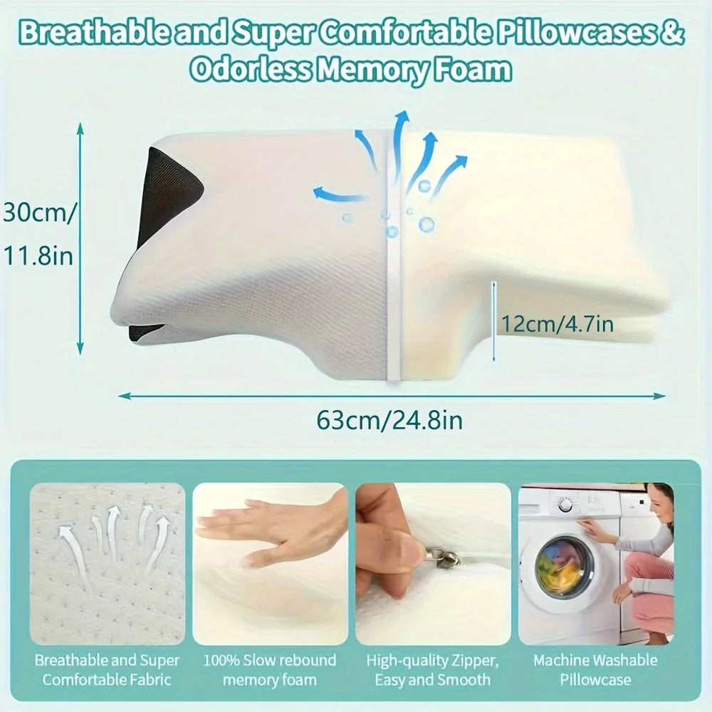 Soft Ergonomic Cotton Snack Pillow Sleeping