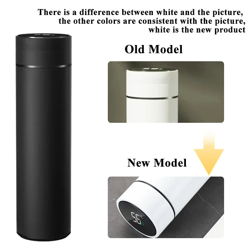 500ML Temperature Display Stainless Thermos Bottle