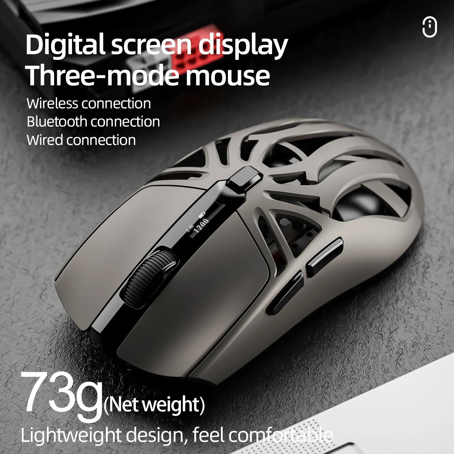 SMAILWOLF RS8 Bluetooth Gaming Mouse Three Mode