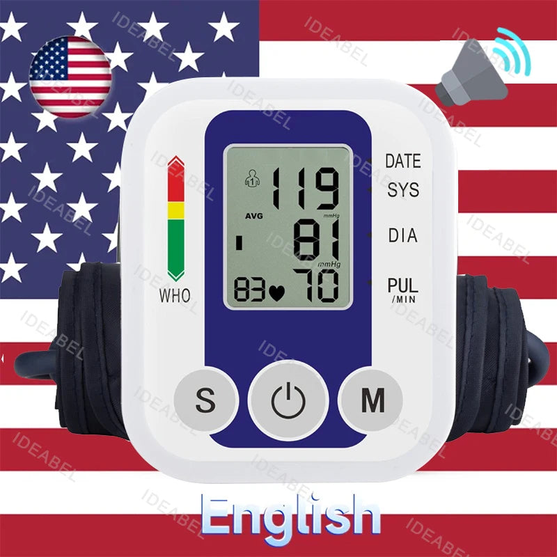 Portable Digital Tonometer Arm BP Monitor