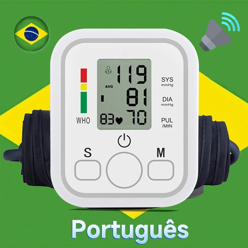 Portable Digital Tonometer Arm BP Monitor