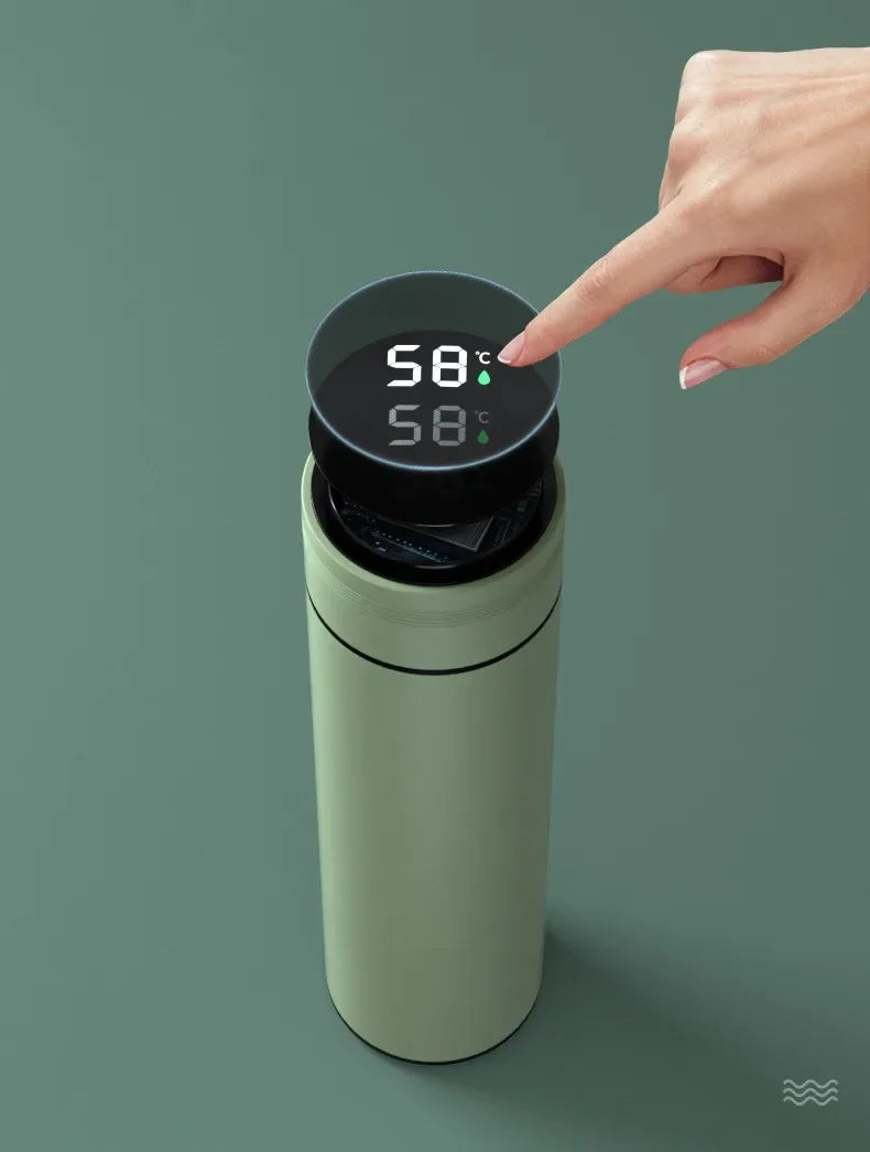 500ML Temperature Display Stainless Thermos Bottle