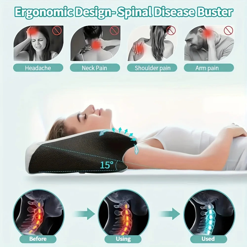 Soft Ergonomic Cotton Snack Pillow Sleeping