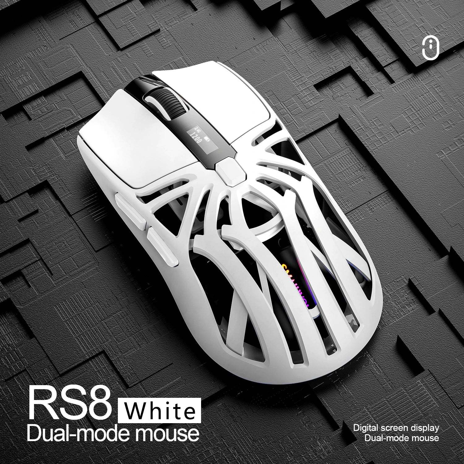 SMAILWOLF RS8 Bluetooth Gaming Mouse Three Mode
