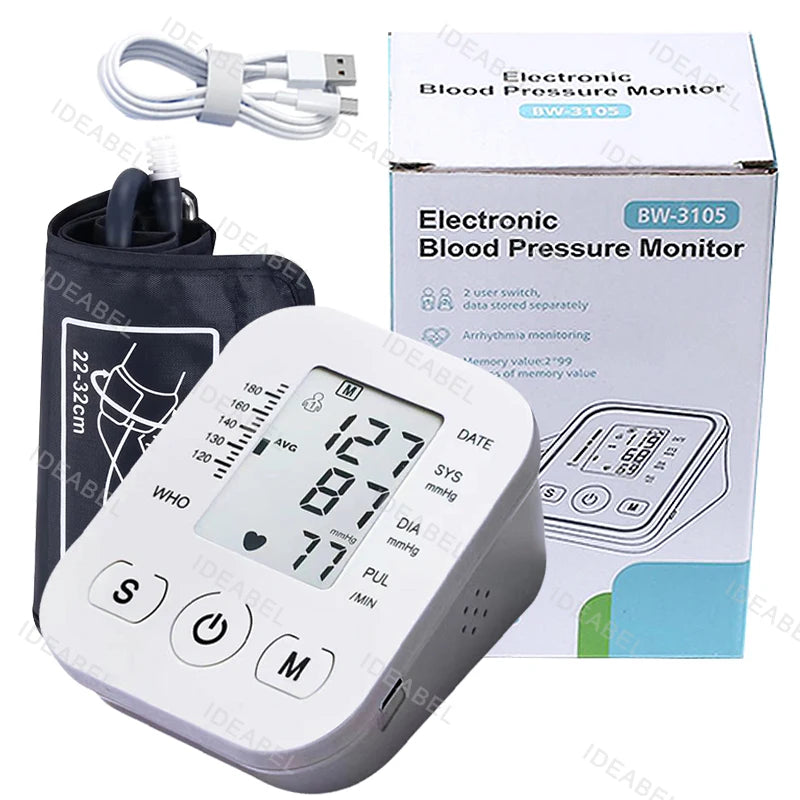 Portable Digital Tonometer Arm BP Monitor