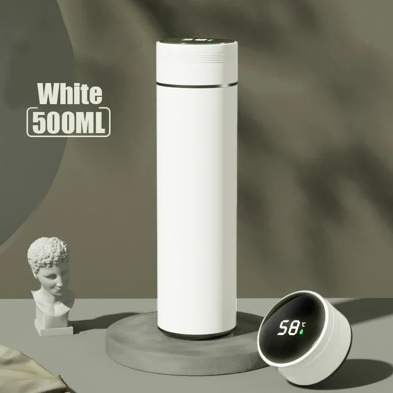 500ML Temperature Display Stainless Thermos Bottle