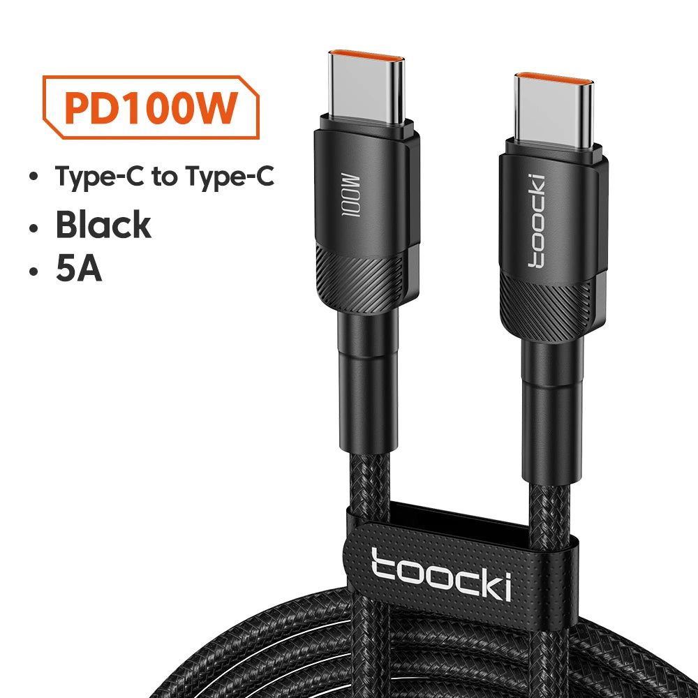 Toocki 100W USB C PD Fast Cable