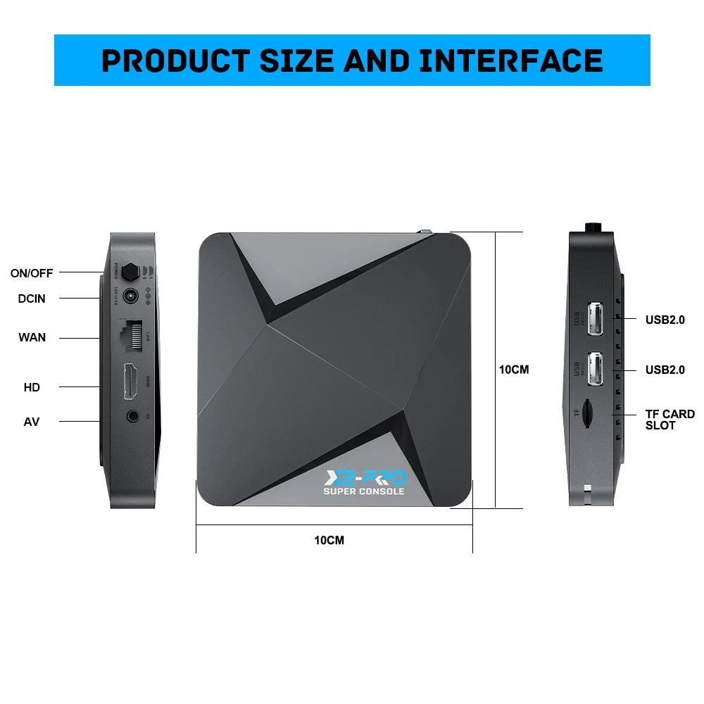 KINHANK Super Console X2 Pro Retro Game Box