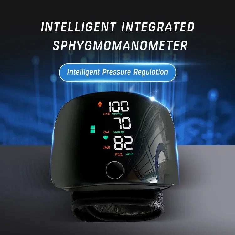 Rechargeable Wrist Blood Pressure Monitor Voice